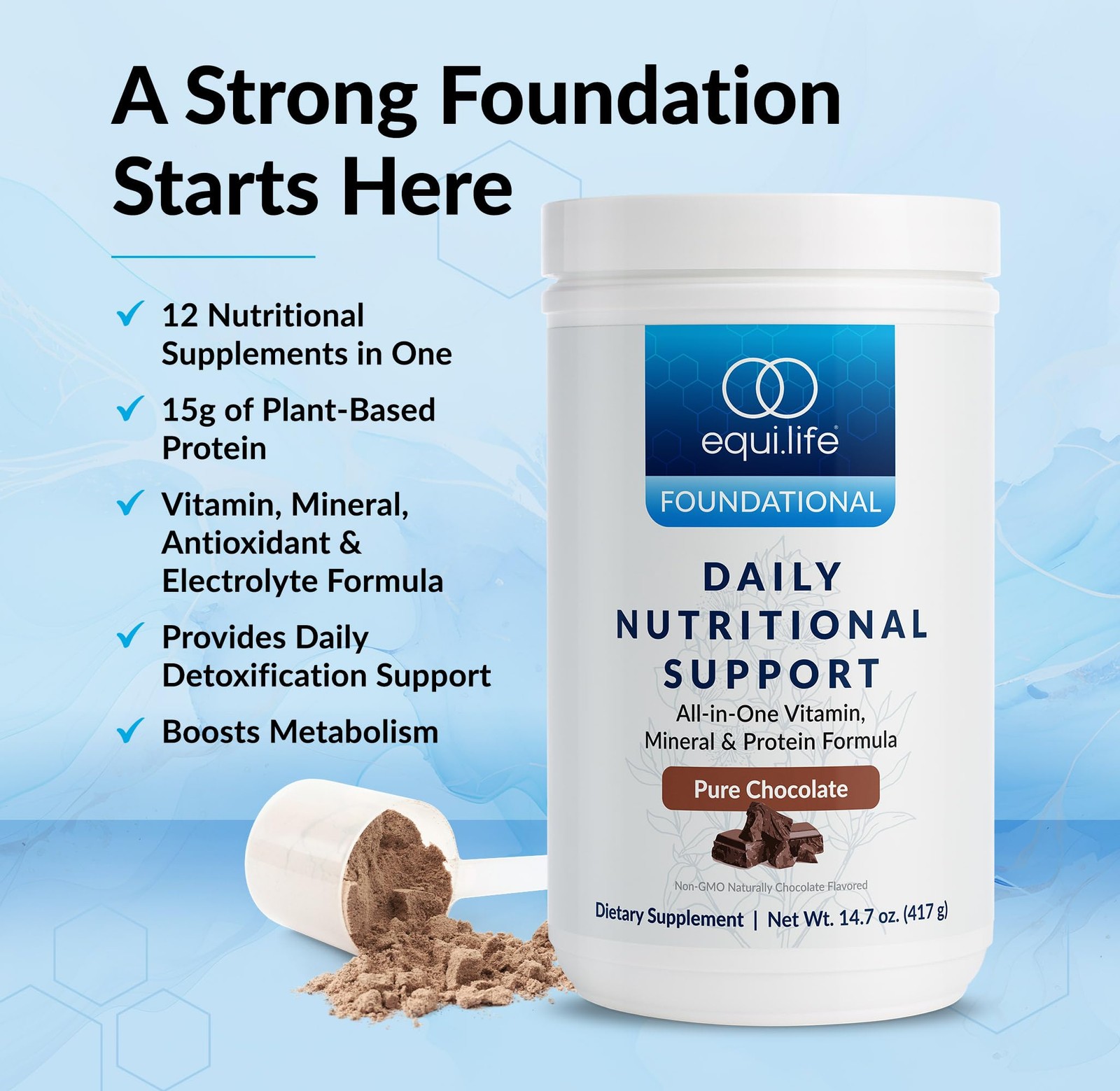 Equilife Daily Nutritional Support, All-in-One 14.7 Ounce (Pack of 1)