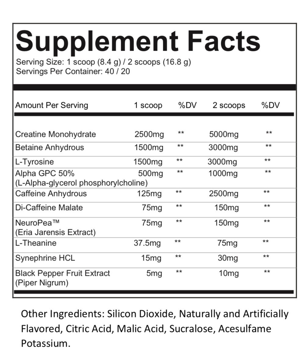 Pre Workout Ultramodern Supplements