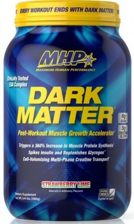 MHP Dark Matter Post-Workout Muscle growth Accelerator 3.44 Lbs Strawberry New