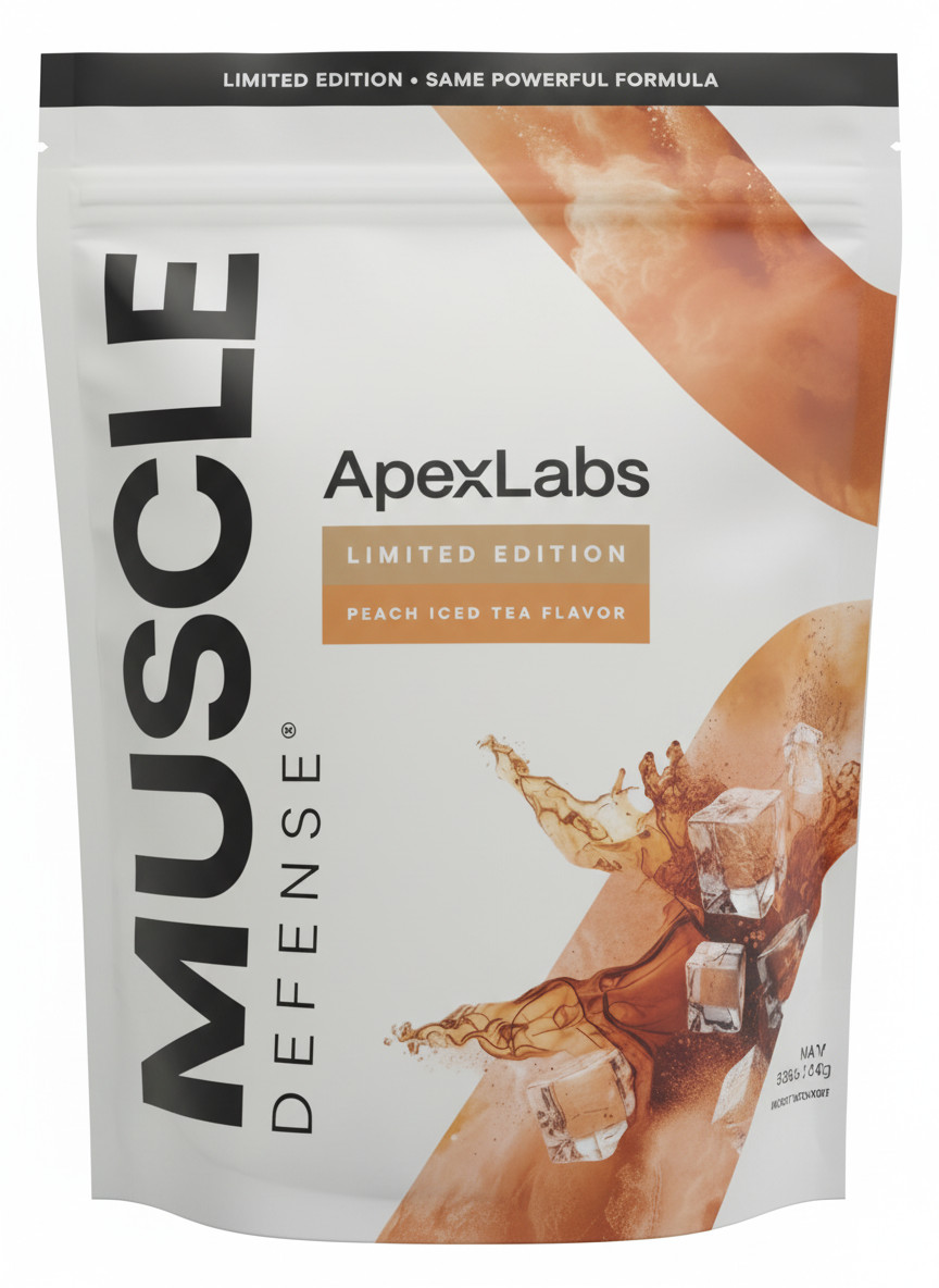 Muscle defense Peach Iced Tea – ApexLabs (New Flavor)