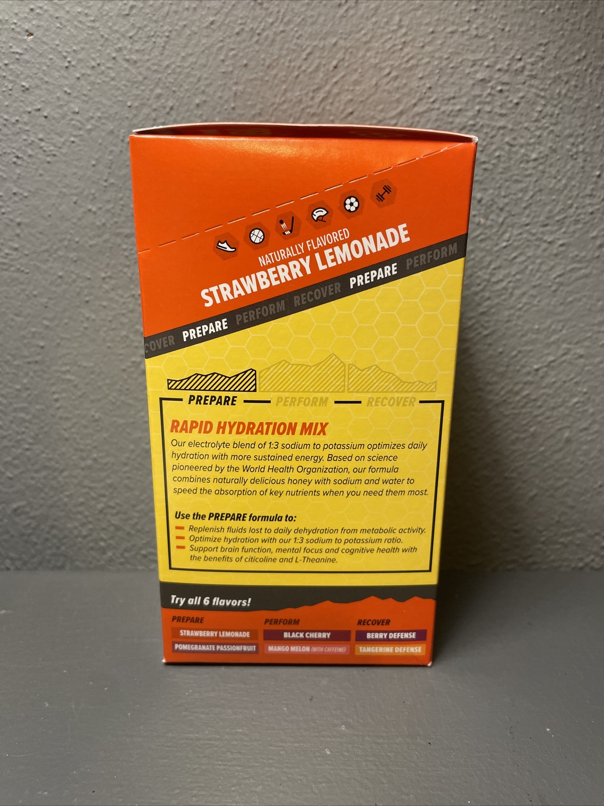 Honey Stinger Strawberry Lemonade Rapid Hydration Recovery 10 Pack Box 5/19/23