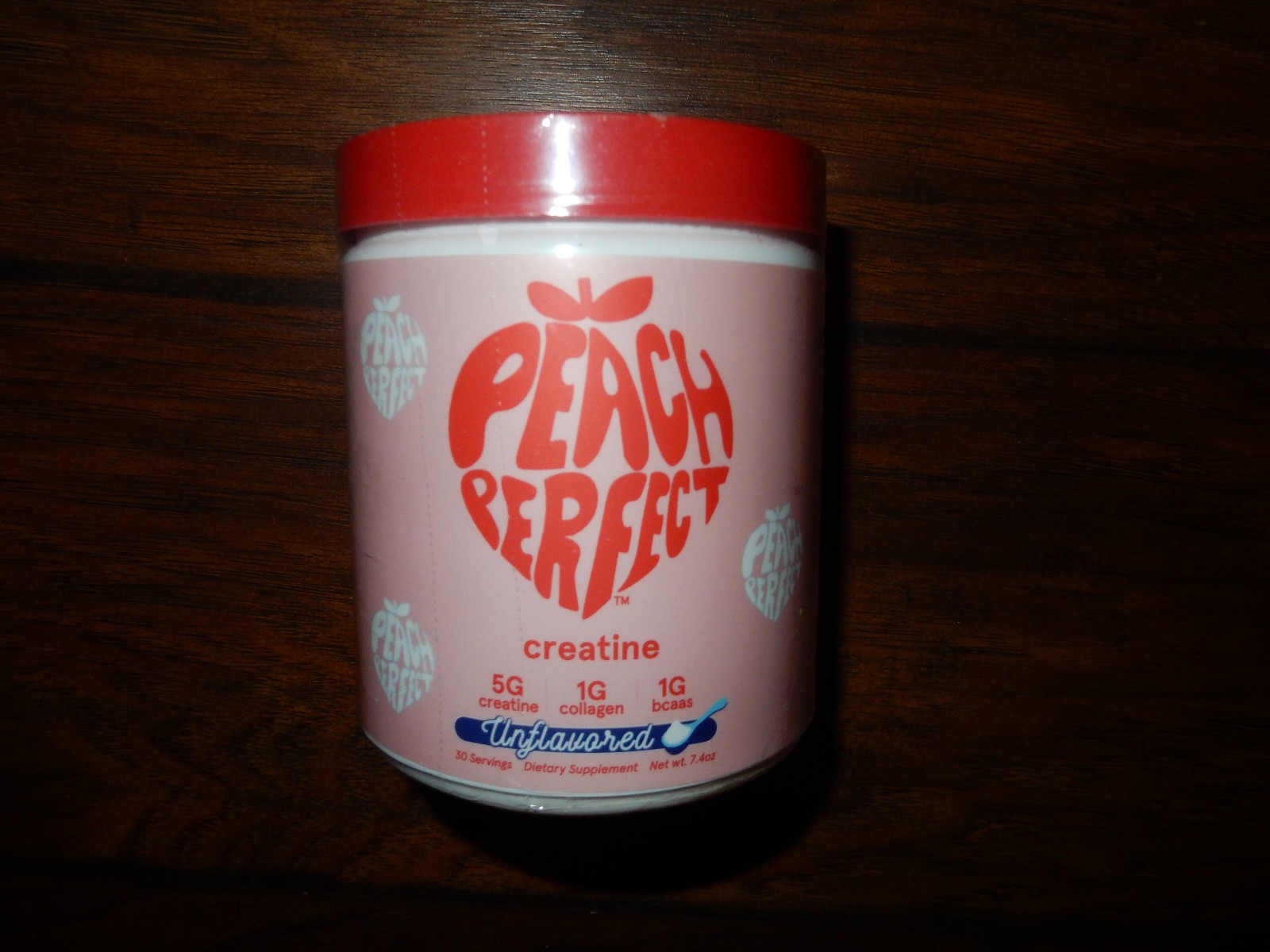 Peach Perfect Creatine Monohydrate Powder Unflavored 7.4Oz Exp 2027 Free Ship!