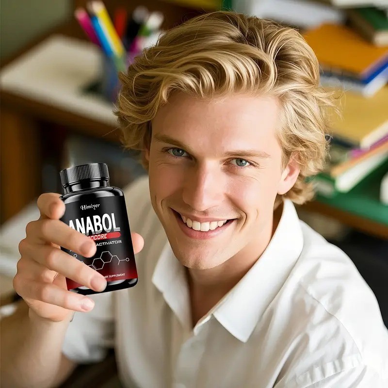 Anabol Hardcore Advanced Bodybuilding Supplement | 60 Capsules | Energy Support