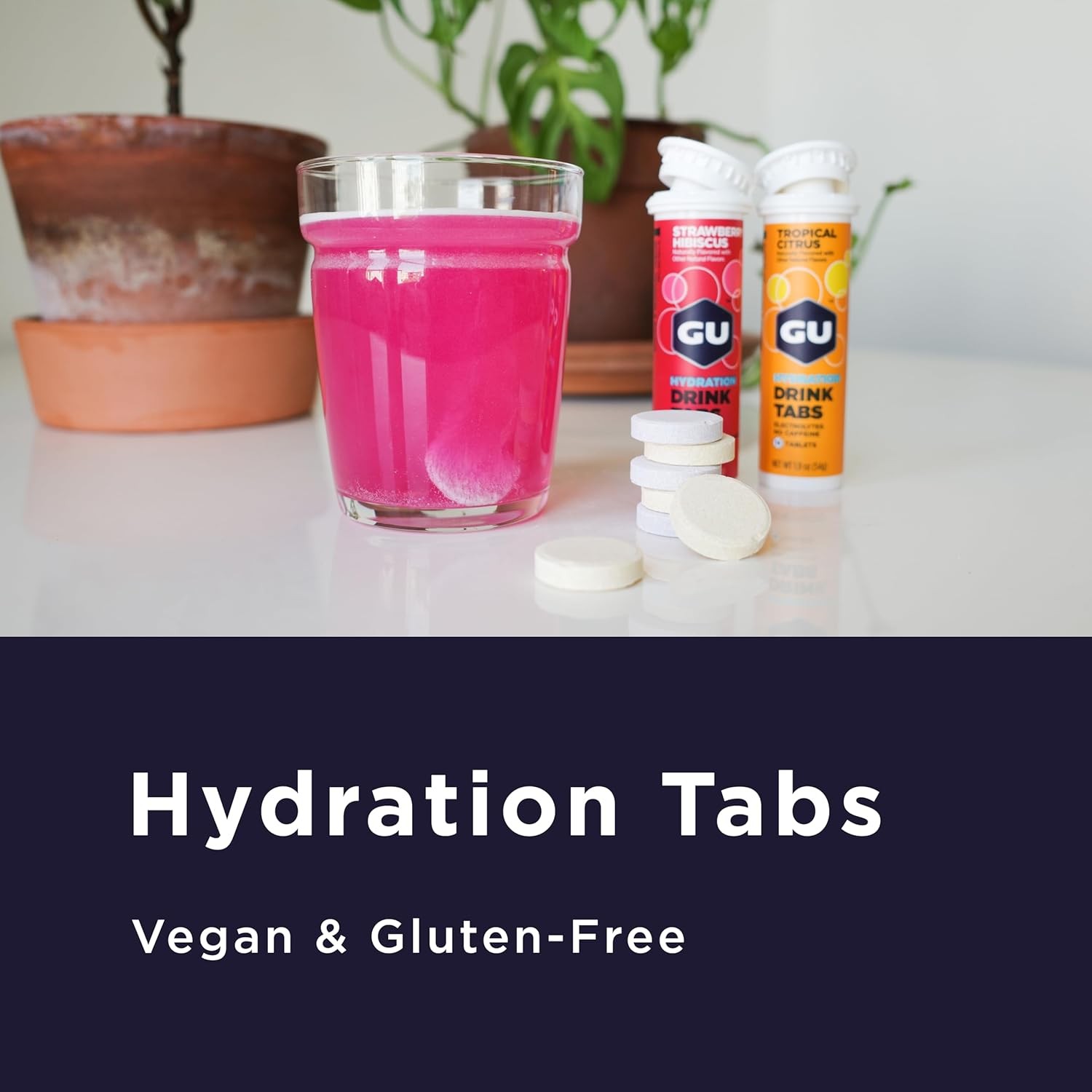 GU Energy Hydration Electrolyte Drink Tablets, Enhanced Endurance Sports Drink f