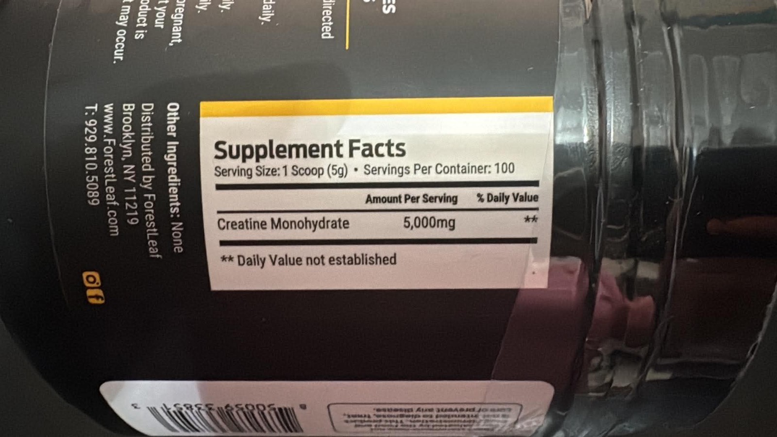 3 PACK ForestLeaf Micronized Creatine Monohydrate Powder 17.6oz each – EXP:12/28