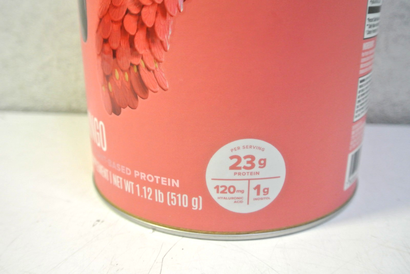 Birdman Fitmingo Plant Based Protein Powder Drink Mix Vanilla 1.12 Lbs. BB 7/26