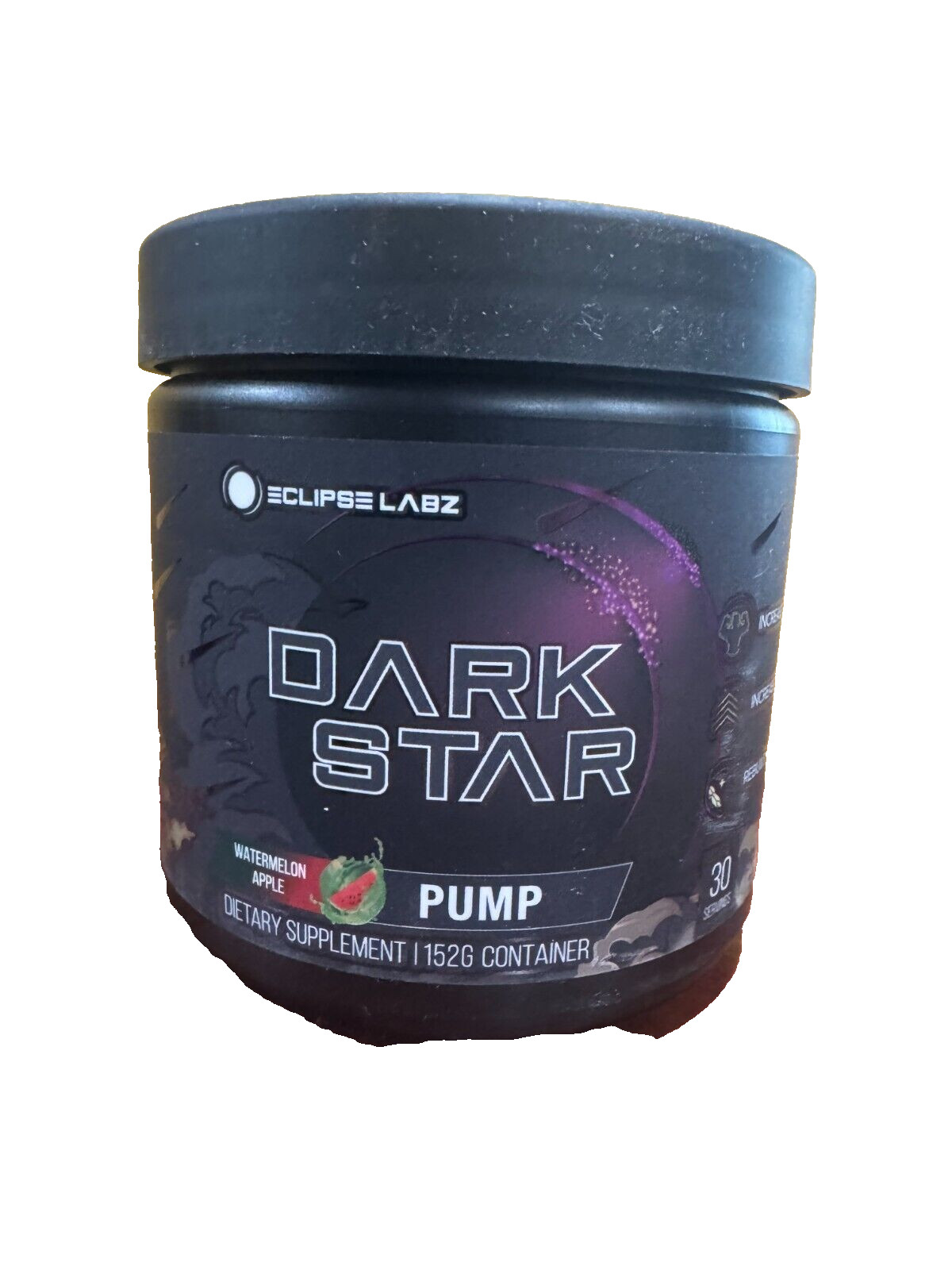 DARK STAR Eclipse Labz Extreme Pump Formula Watermelon Apple 30 Serv 12/2025