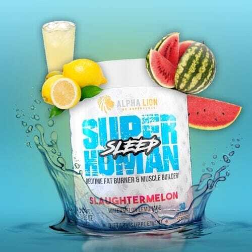 Alpha Lion Super Human Sleep Nighttime Fat Burner Sleep 30 Servings 2 Flavors