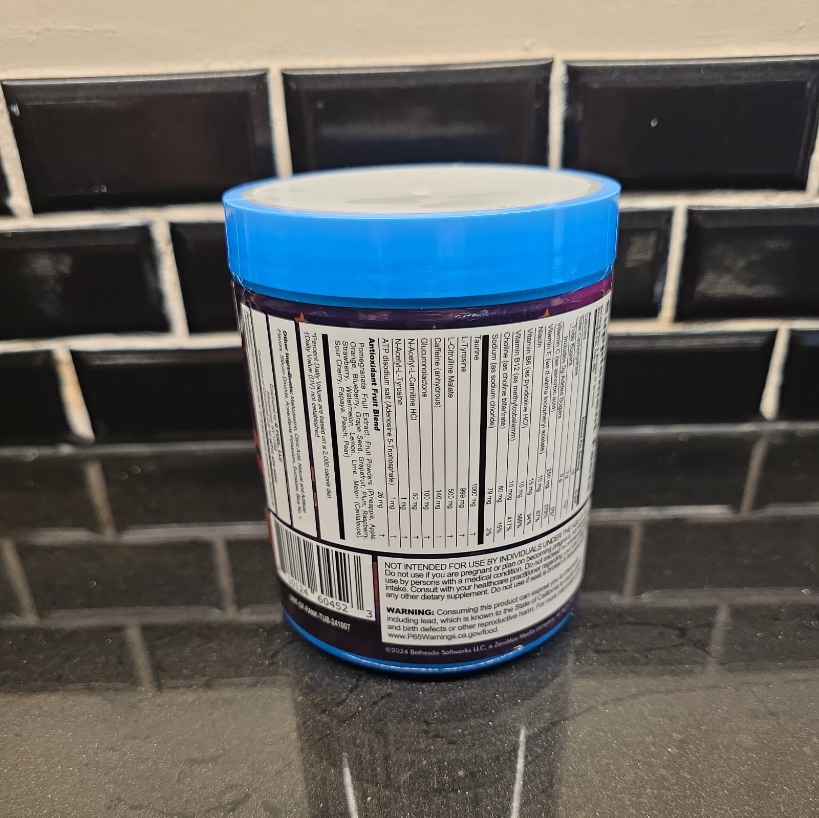 G Fuel Fallout Nuka Cola Quantum Tub Glow-in-the-Dark, Brand New