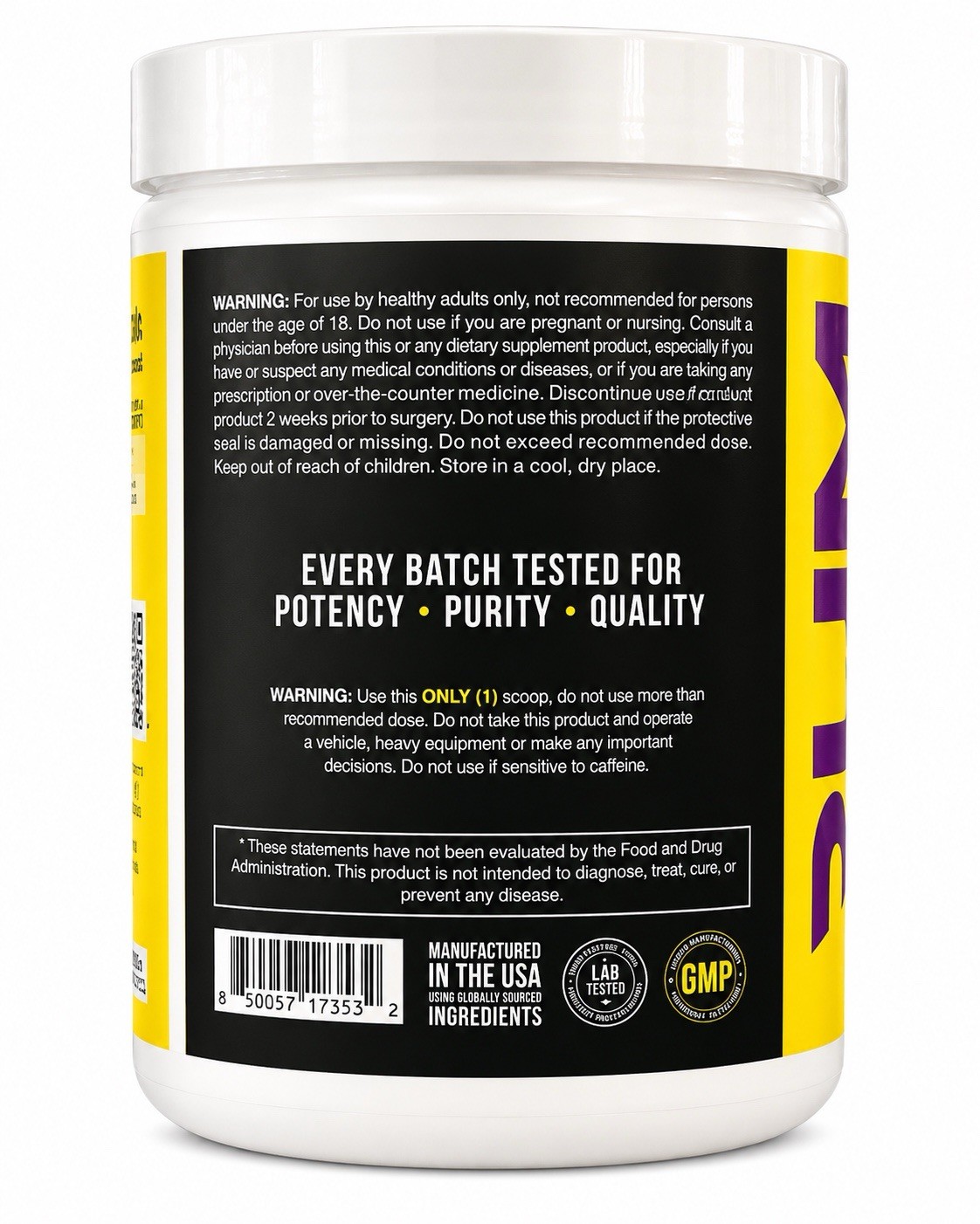 Raw & Bum Thavage Pre- Workout – Blackberry Lemonade (30/15 Servings)