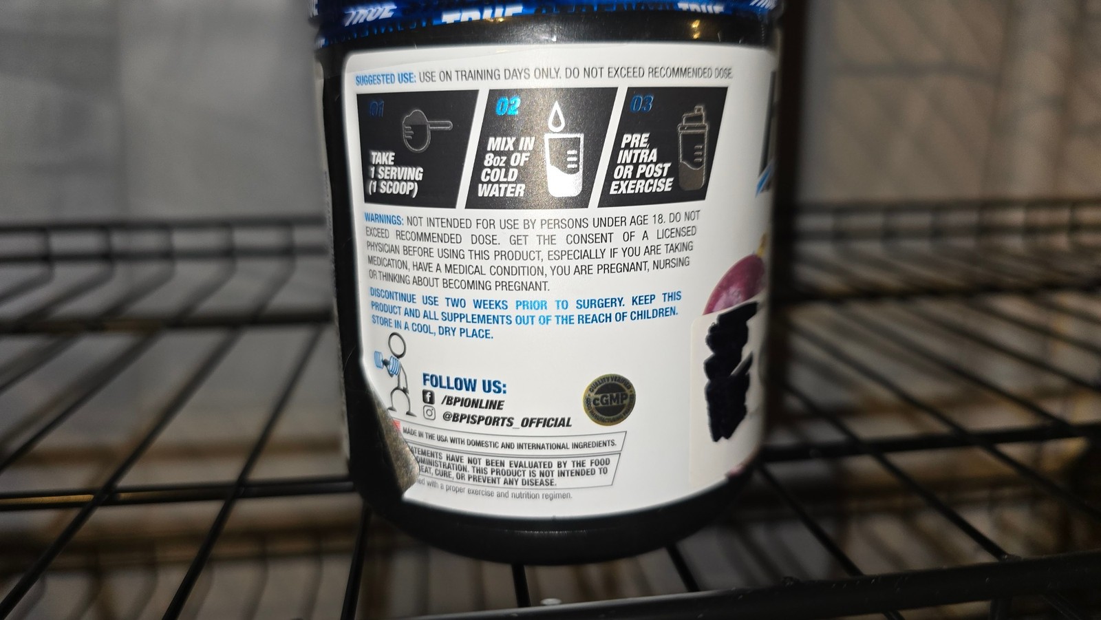 BPI Sports Best BCAA Passion Fruit Muscle Recovery 30 Servings Exp 09/27