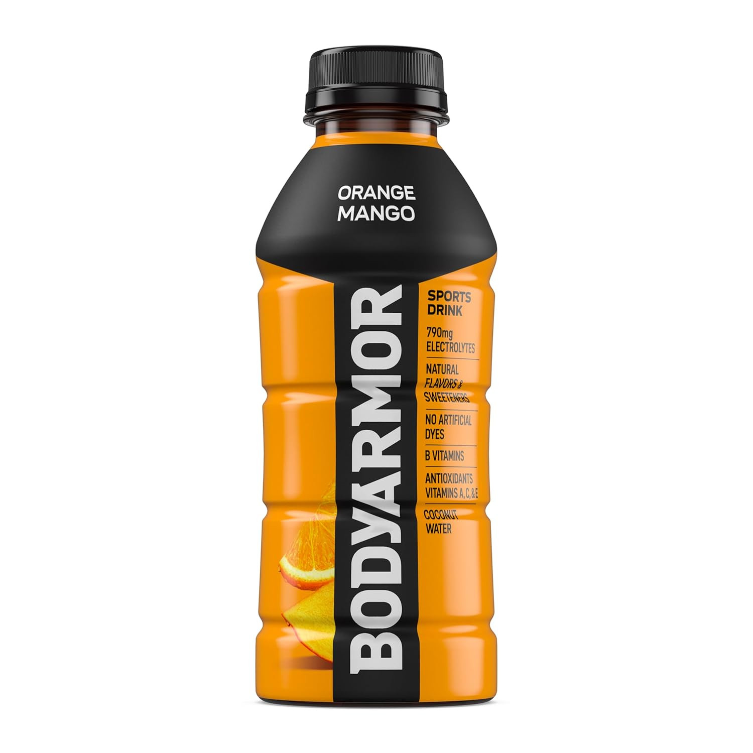 BODYARMOR Sports Drink, Orange Mango, Electrolyte Drink Hydration, 16 Fl Oz Bott