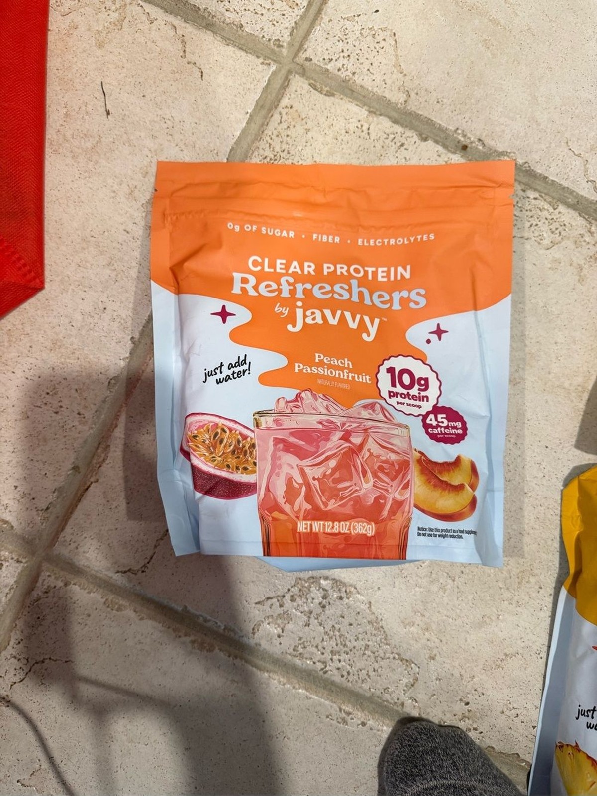 Clear Protein Refreshers Drink Mix peach passionfruit