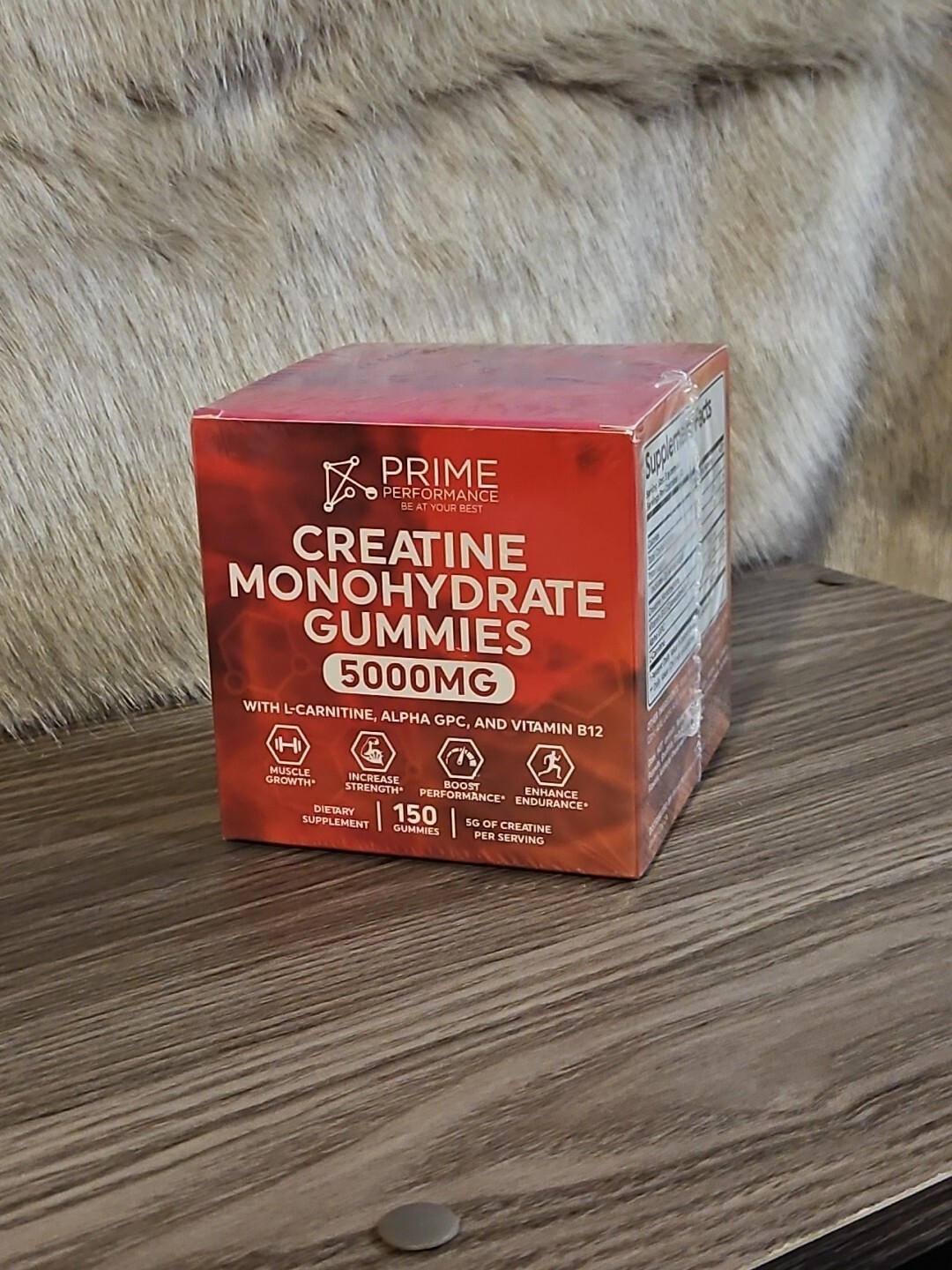 PRIME PERFORMANCE – Creatine Monohydrate Gummies 5000mg 150 Count Exp. 12/2025