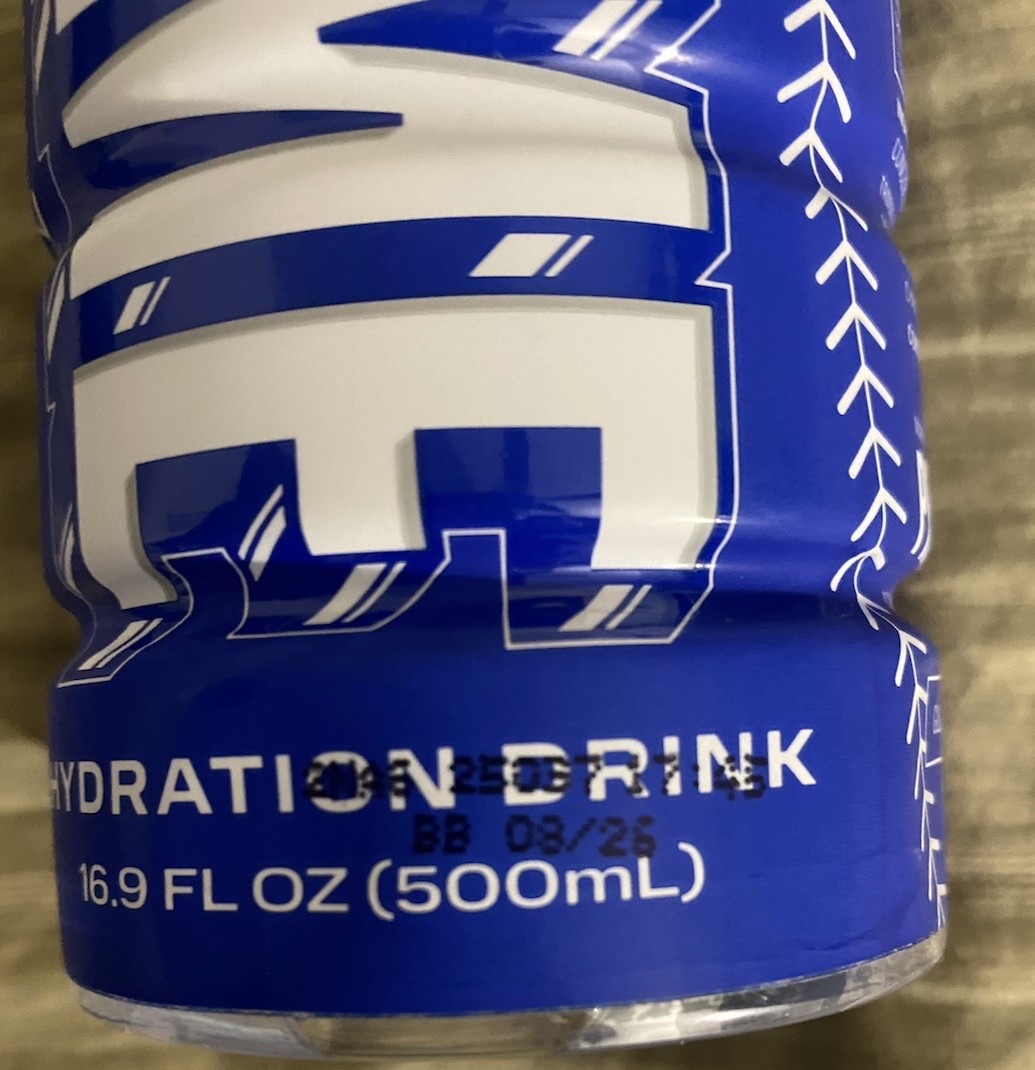 NEW Prime Hydration Drink LA DODGERS 2025 New Version 16.9 Blue Chill Flavor