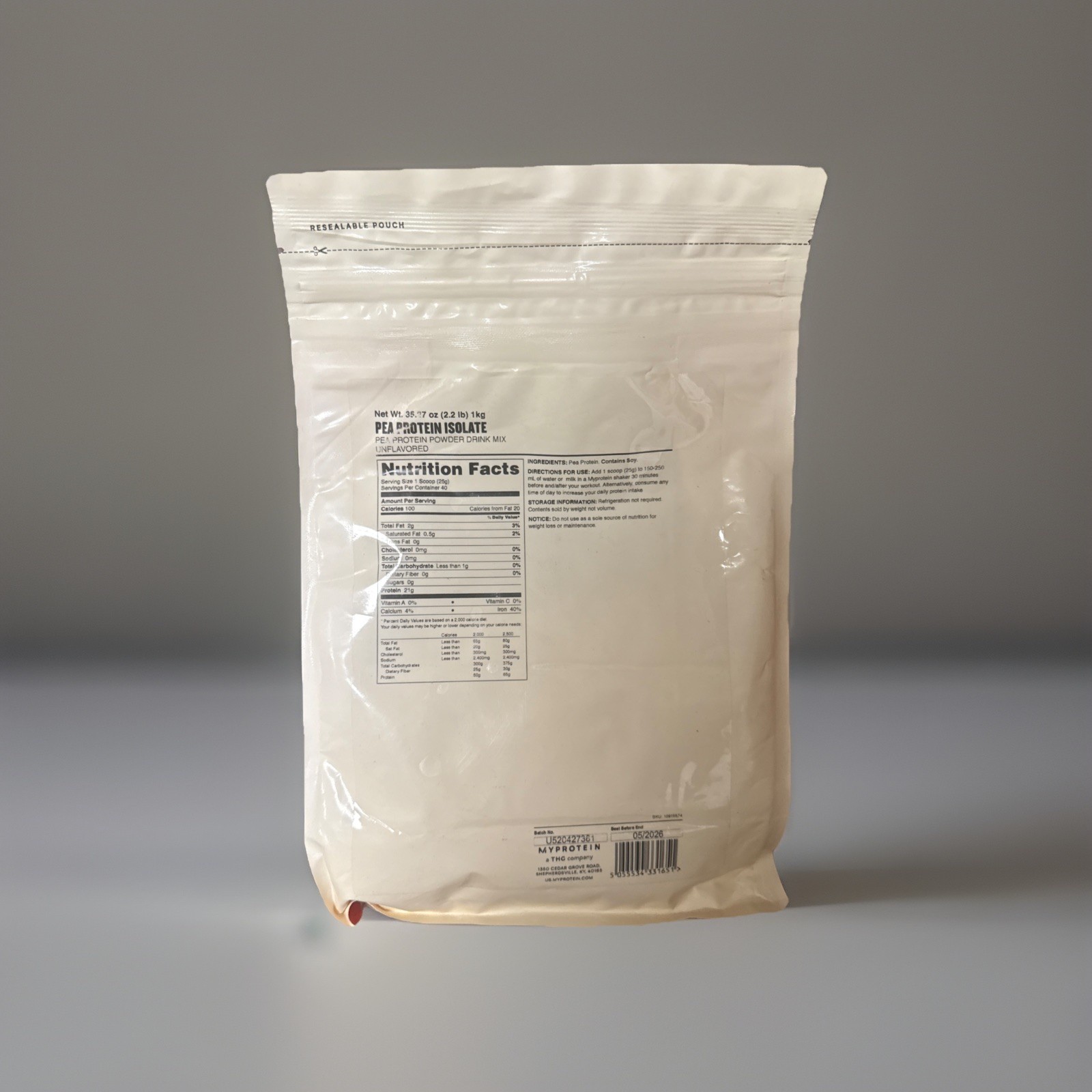 Myprotein PEA PROTIEN ISOLATE UNFLAVORED