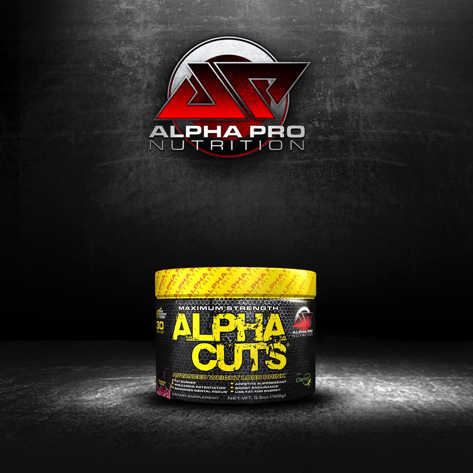 Fat Burner Weight Loss Pre Workout Alpha Cuts Alpha Pro Nutrition burn belly fat