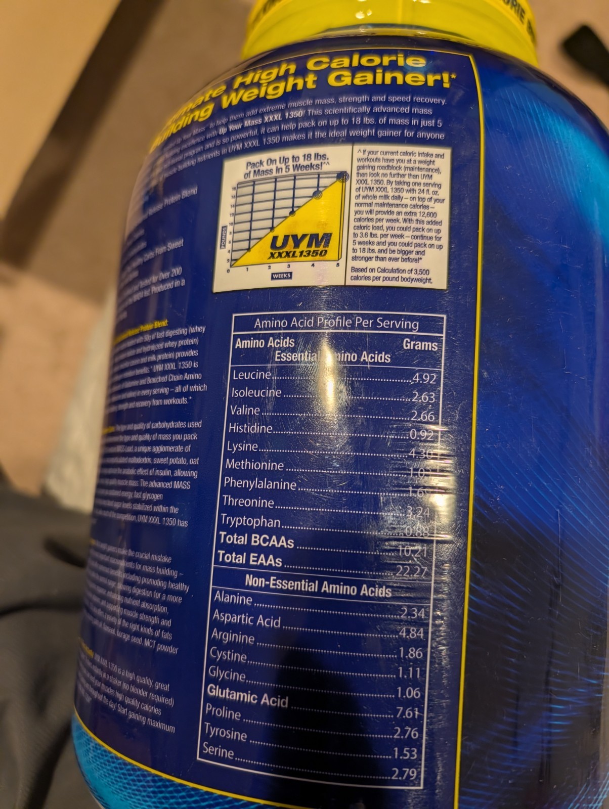 Up Your Mass® XXXL 1350, Cookies&Creme, 6 lbs (2,728 g). 09/28