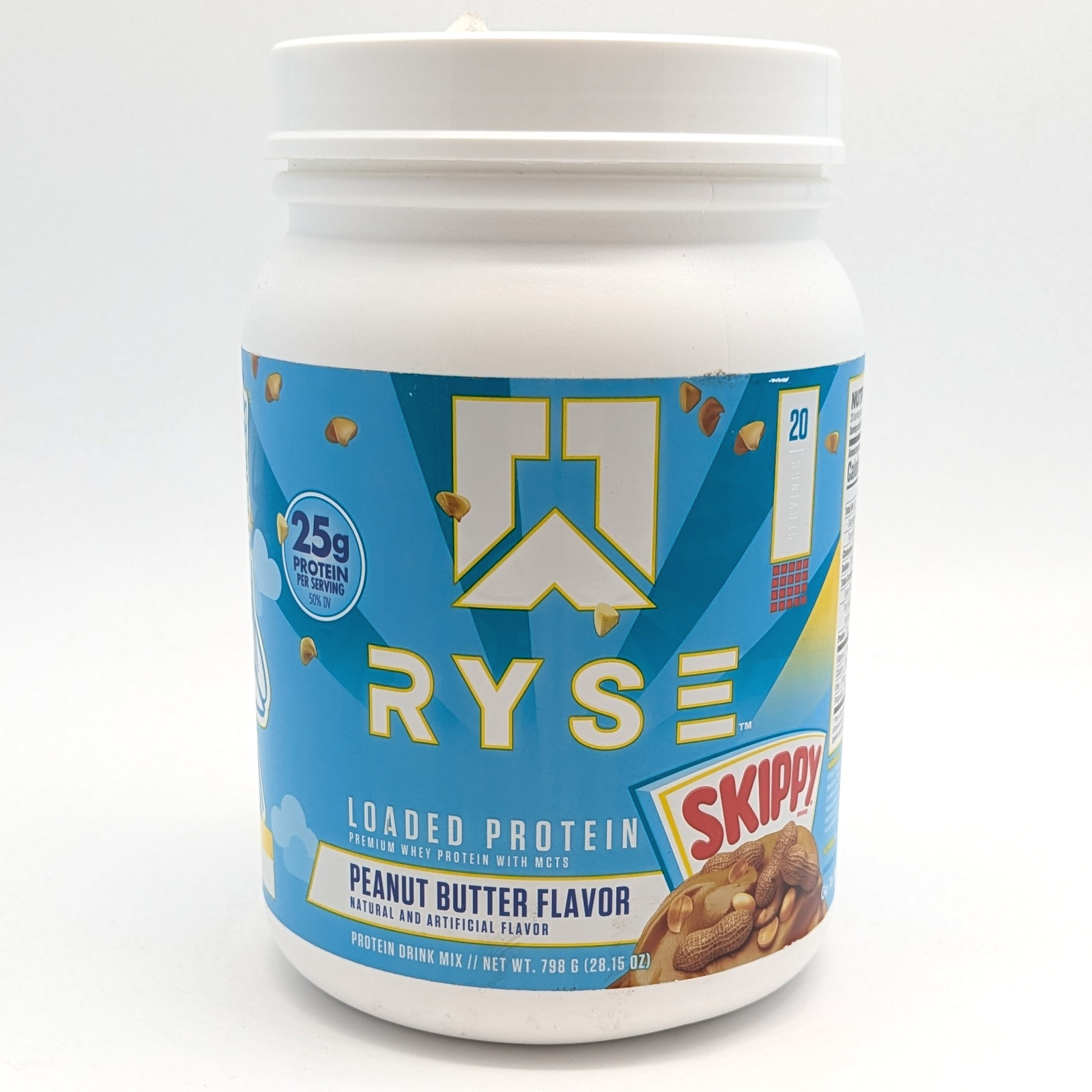 RYSE Supplements Loaded Whey Protein Drink -Skippy Peanut Butter Flavor