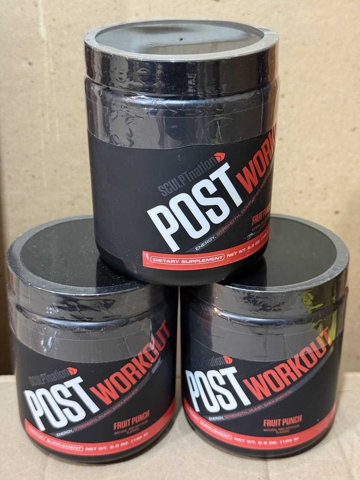 Sculptnation Post Workout, 30 servings Each, 3 Containers Total – Exp: 05/2027