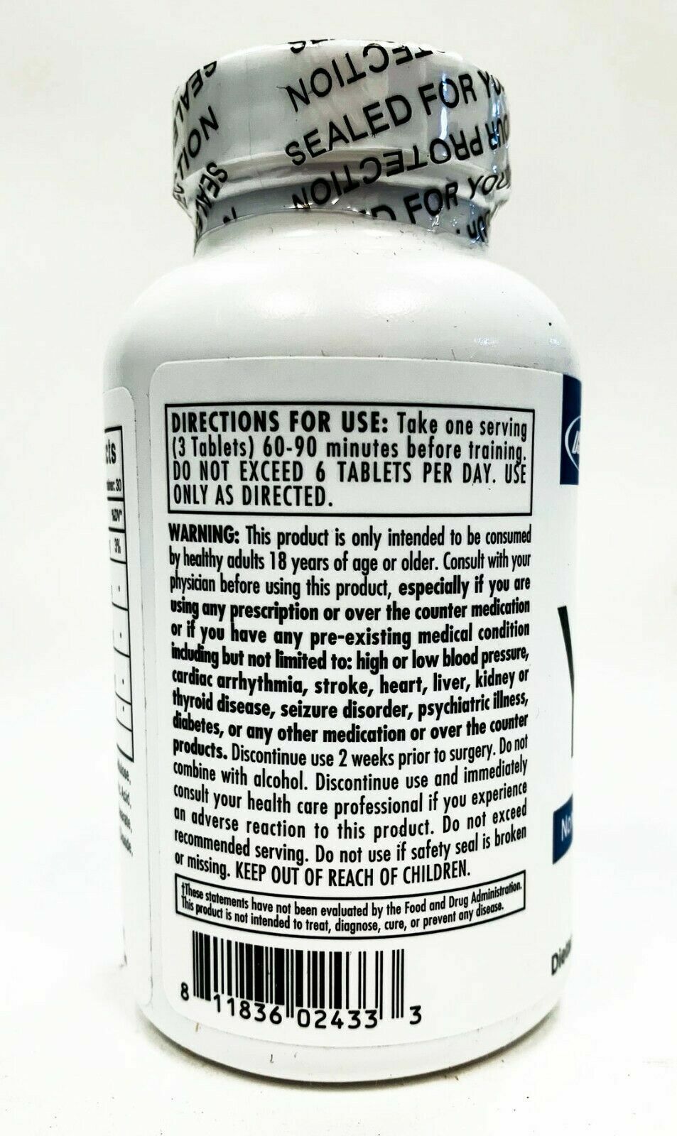 USP Labs YOK3D Nitric Oxide PUMP Support 90 tablets BUILD MUSCLE STRENGTH GAINS