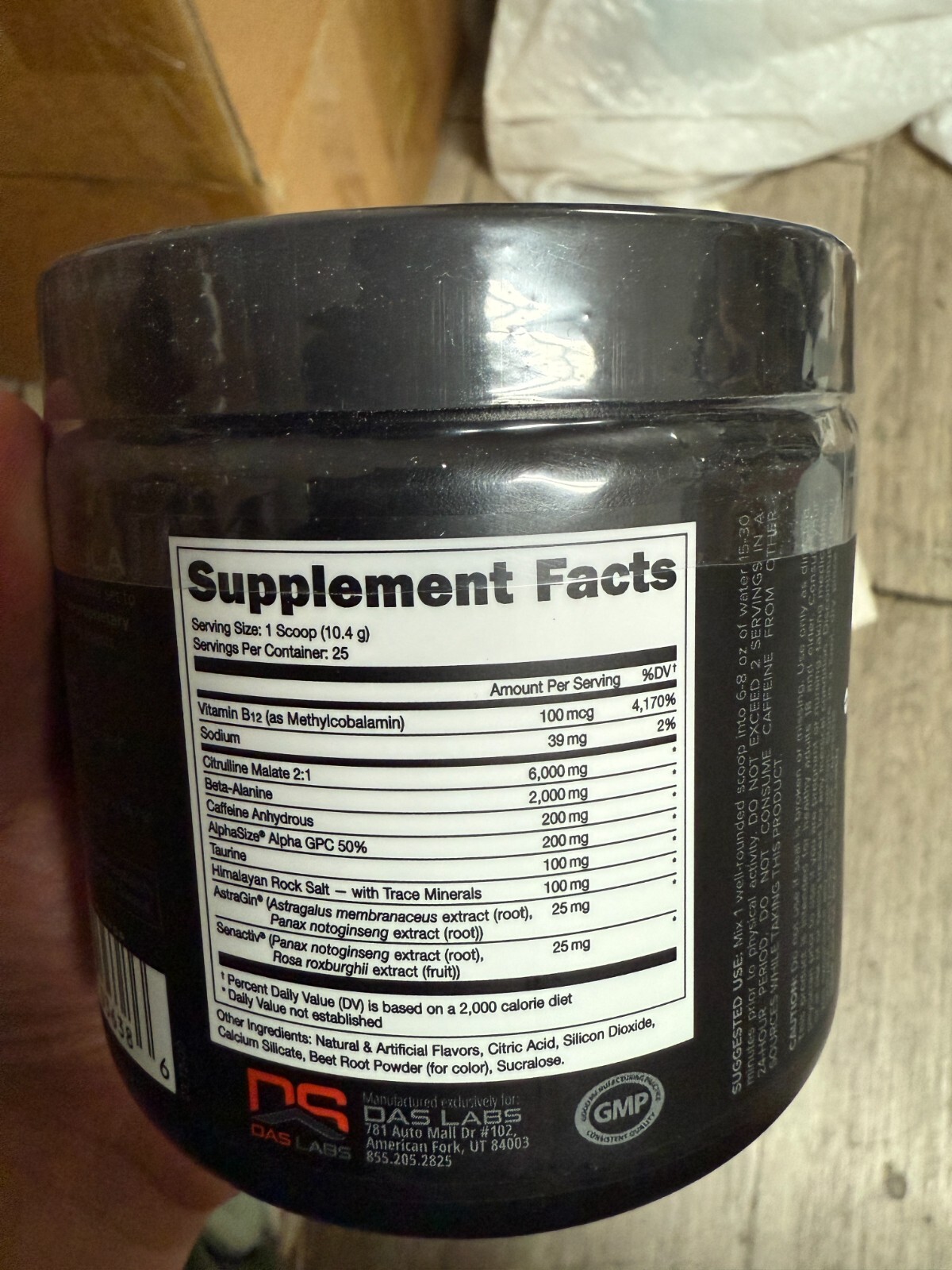 Bucked Up Pre-Workout Powder Blood Raz, 25 Servings 9.2 oz Expires 2026