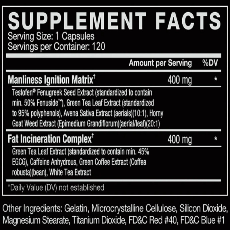 X180 Ignite Testosteroe Booster-Burn Fat, Build Muscle