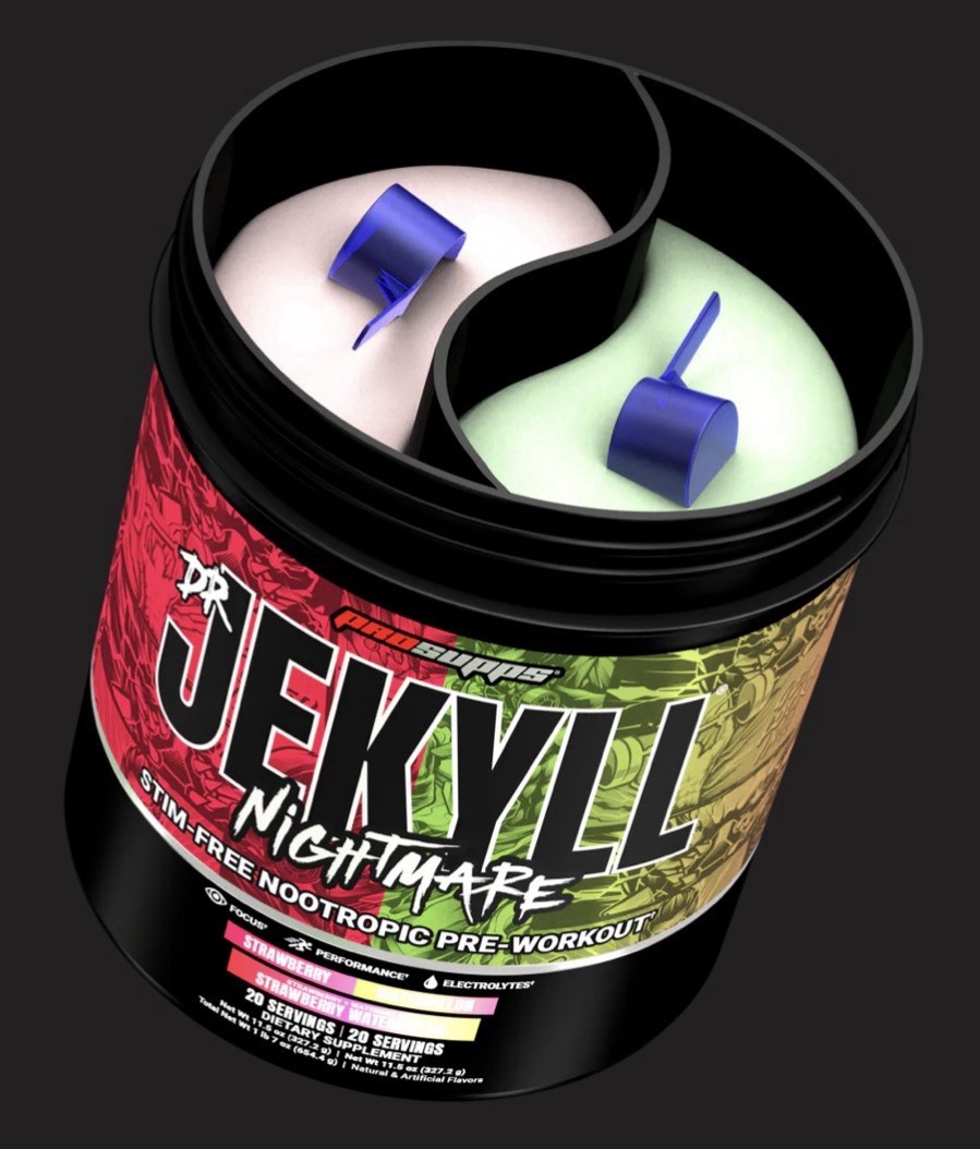 Dr. Jekyll Nightmare Dual Tub 1Lb 7 Oz Watermelon/Strawberry 40 Servings