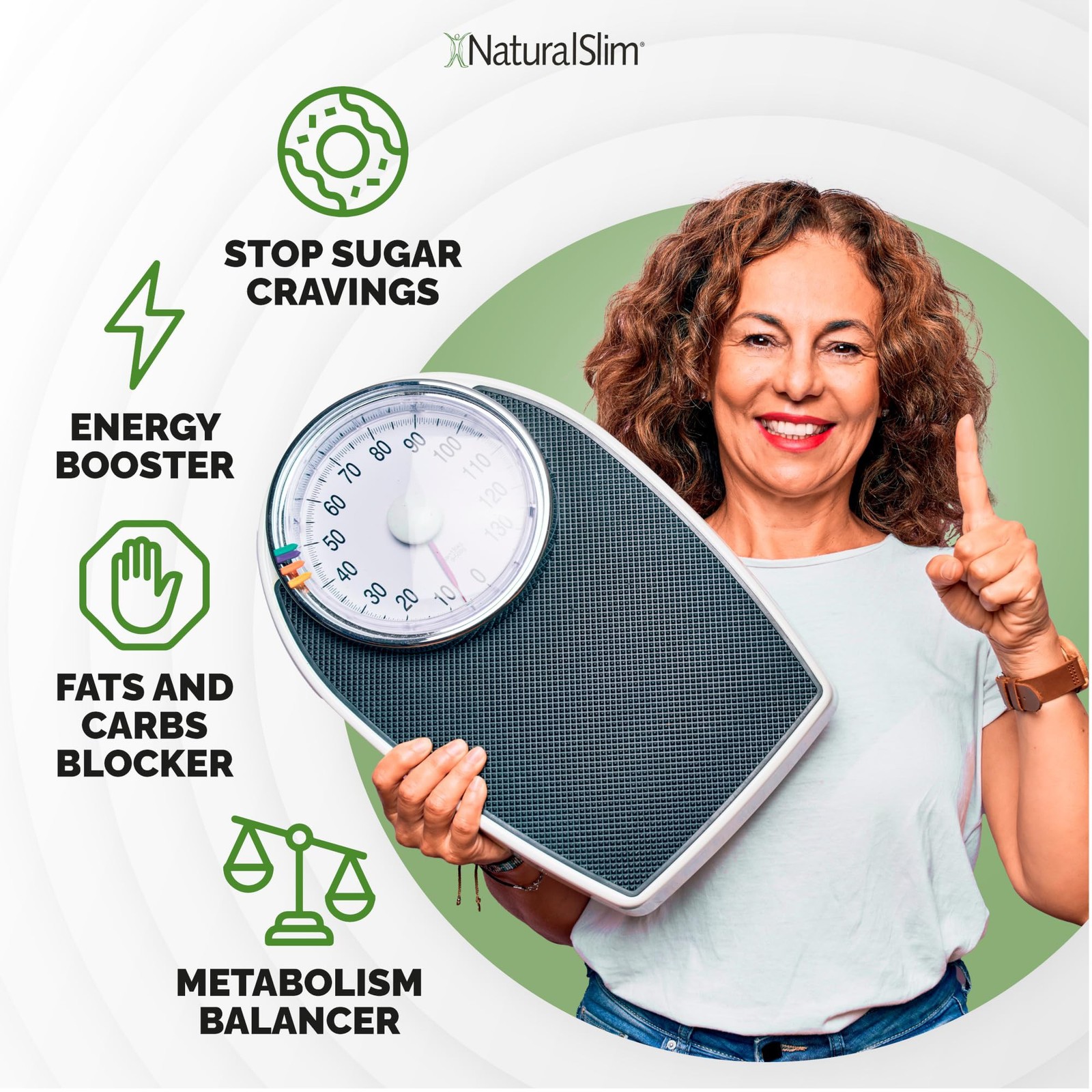 NaturalSlim Crave Control – Sugar Craving & Appetite Suppressant Supplement