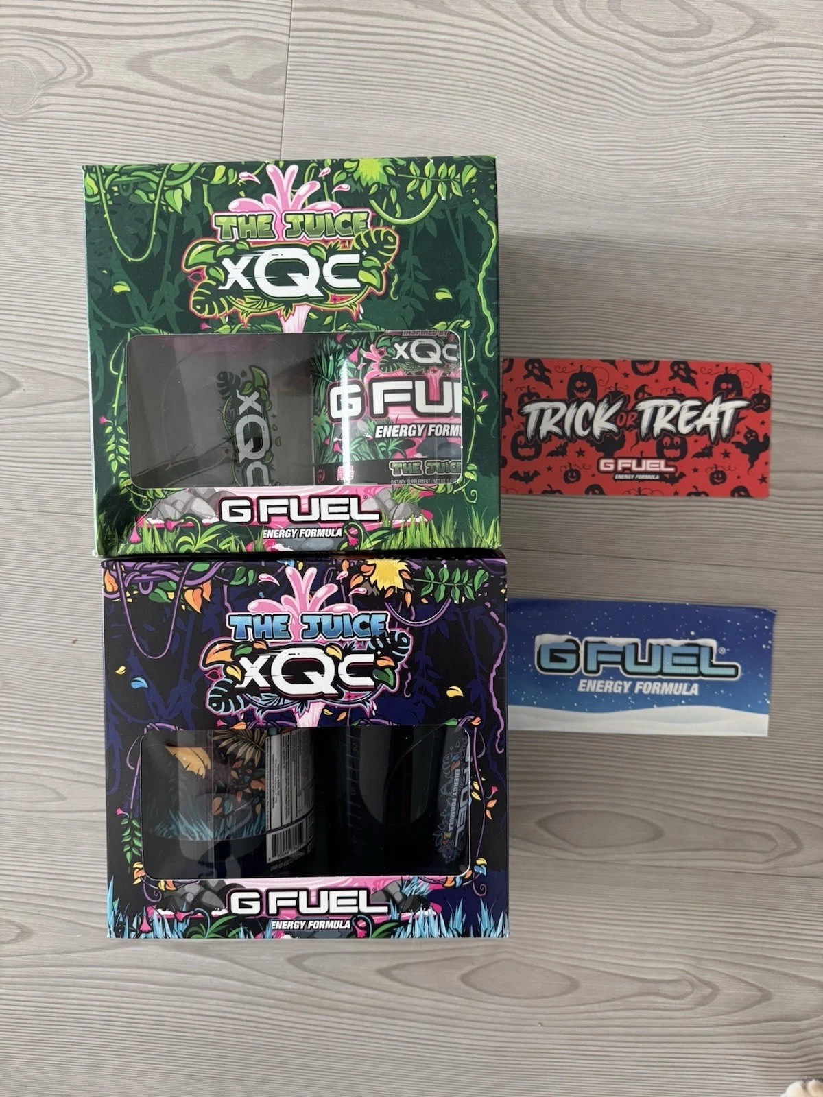 GFUEL Limited XQC Collab – The Juice Blacked Out Box Brand NEW Collector’s Box