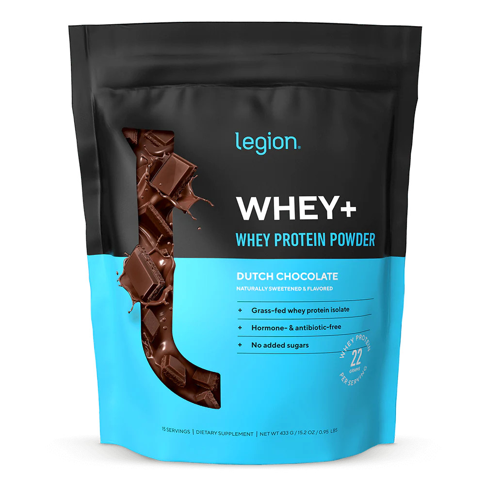 Whey+ Protein Isolate Powder naturally sweetened and flavored
