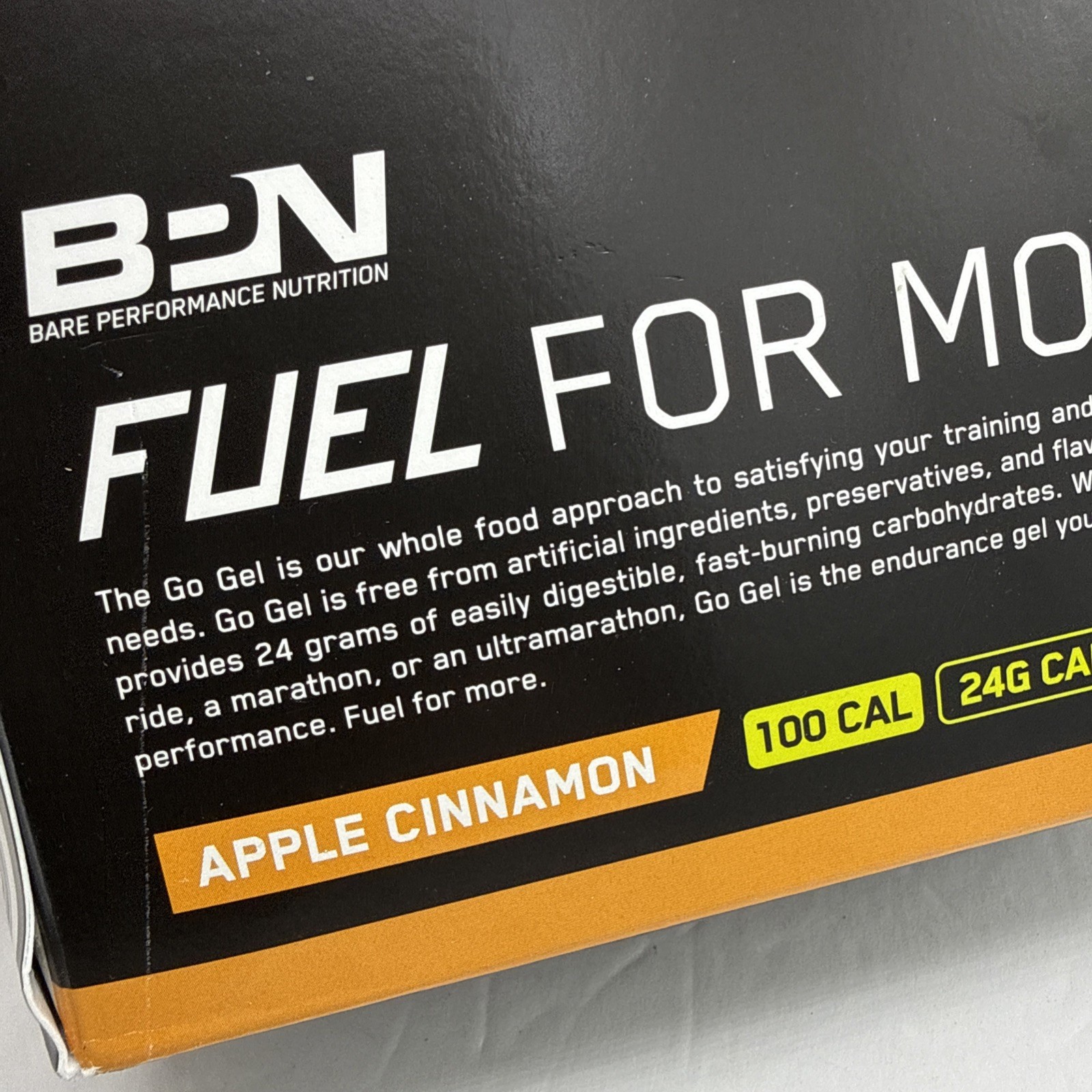 BARE PERFORMANCE NUTRITION, BPN Go Gel Endurance, Apple Cinnamon 10pk