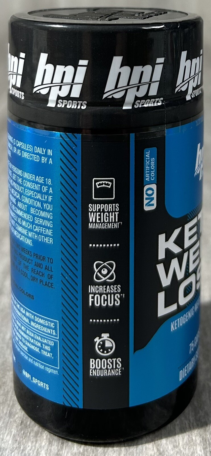 BPI Health Keto Weight Loss Ketogenic Diet Supplement 75 Capsules 11/26