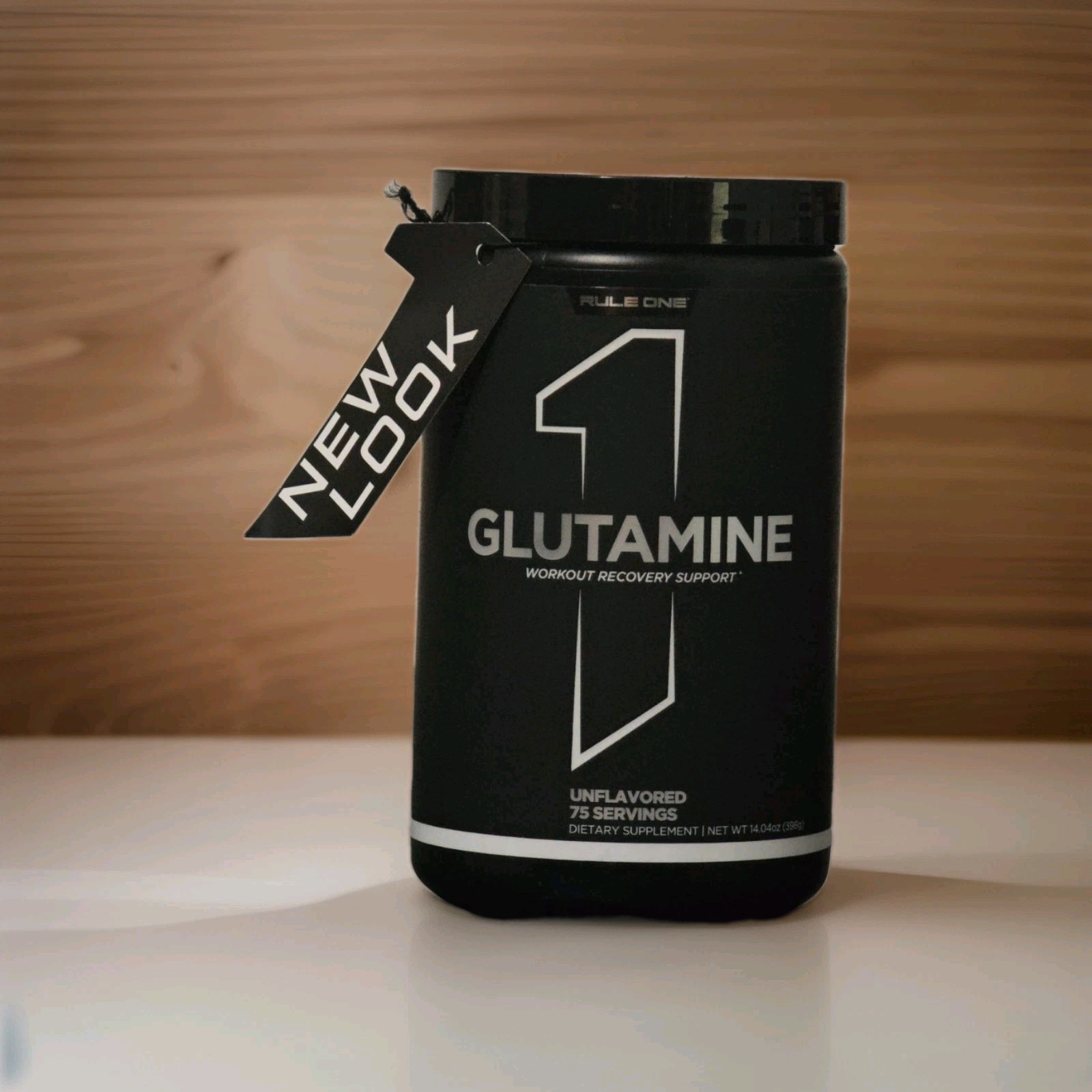 RULE 1 Glutamine 75 serv Unflavored 100% L-Glutamine 375g