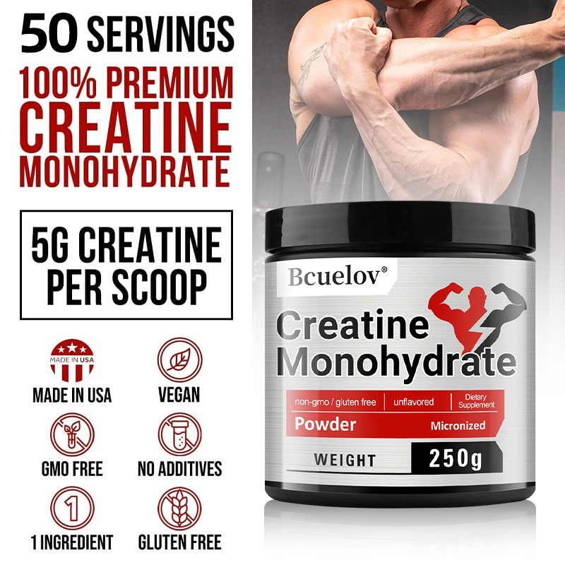 CREATINE Supplements Creatine Monohydrate powder Micronized- non-gmo/gluten free