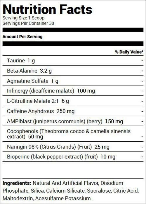 RedCon1 Total War PreWorkout 30 Servings