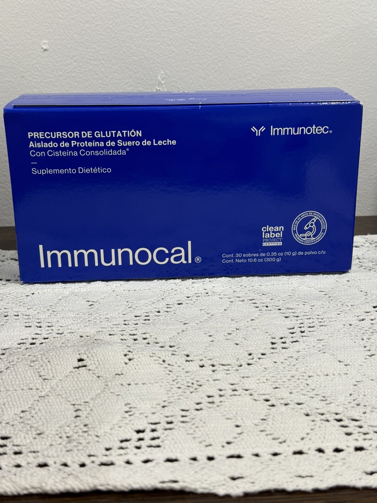 Immunocal Classic Blue Regular Glutathione Precursor, 30 Pouches by Immunotec