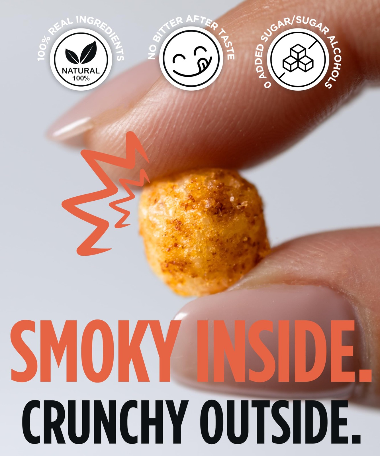 100Cal Protein Puffs Bbq 11G High Protein 4G Fiber Calorie Gut Healthy Salty