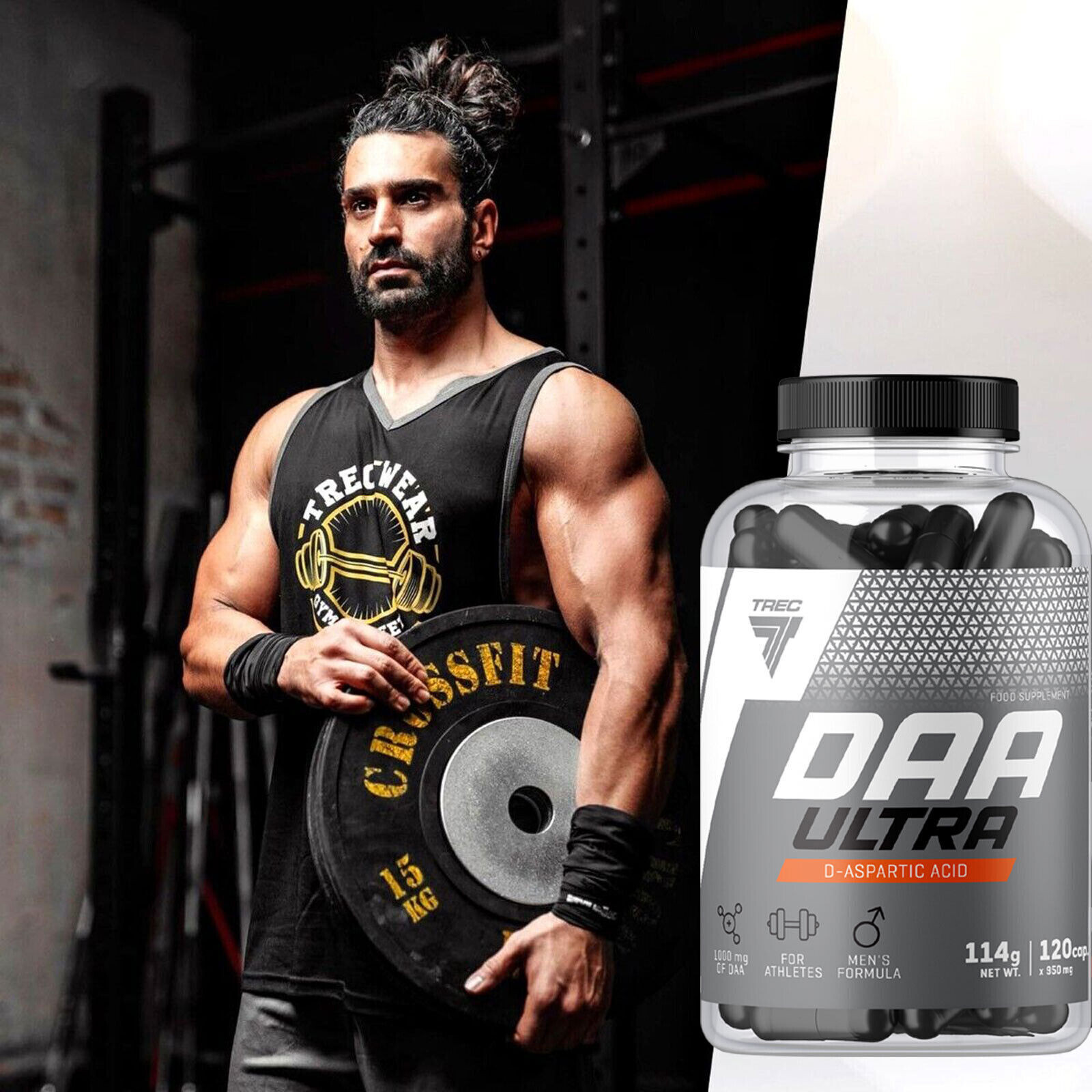 DAA ULTRA Pills D-Aspartic Acid Testosterone Booster Dietary Supplement Anabolic