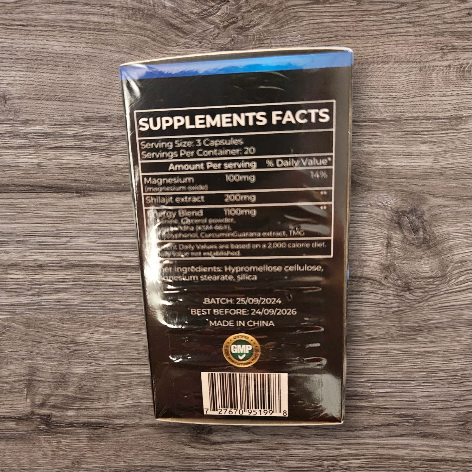 Shilajit Workout Supplement, For Energy Boost And Exercise Support, Exp: 9/2026