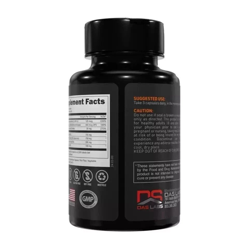 BUCKED UP RUT TESTOSTERONE BOOSTER 90Caps 30Serv Hormone Balance Mood, FS!