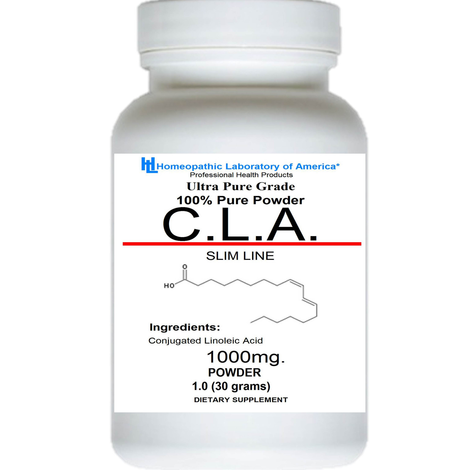 1 Fat Burner 1000 Mg Weight Loss Tonalin Diet Powder and Supplement C.L.A