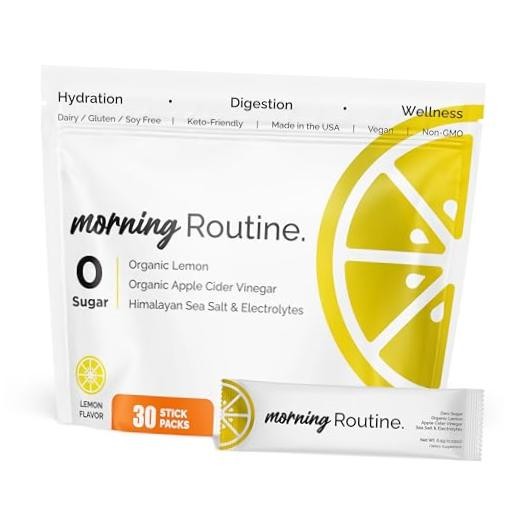 Morning Daily Hydration | Electrolyte Powder Packets | 0.23 Ounce (Pack of 30)