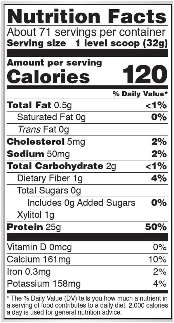 NOW Sports Whey 25g Protein Isolate 5lbs (Creamy Vanilla)