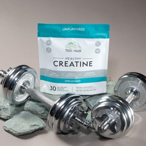 Creatine Monohydrate Powder 30 Stick Packs Unflavored Muscle