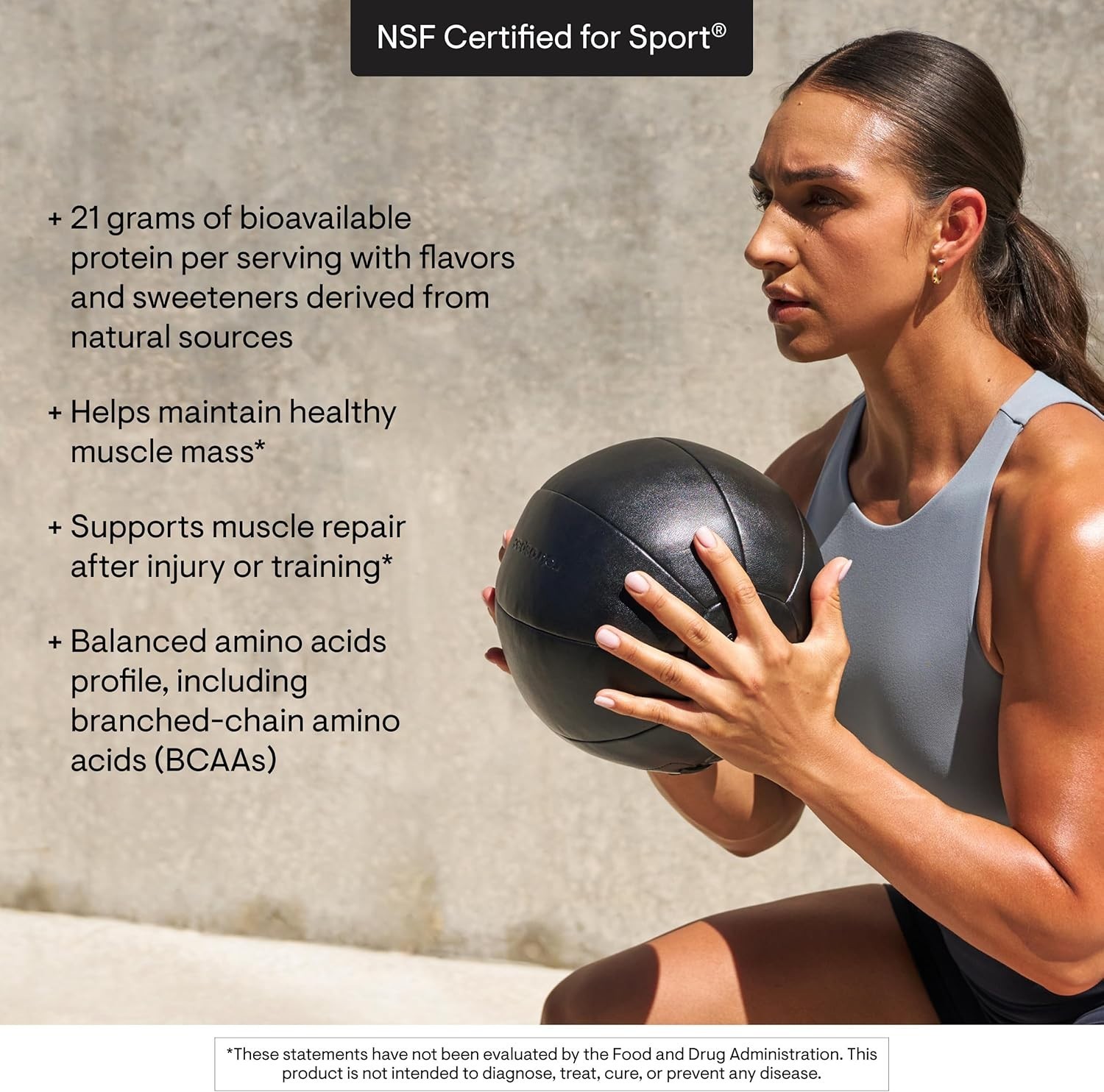Whey Protein Isolate Powder 21g Protein Chocolate 30 Servings NSF Certified