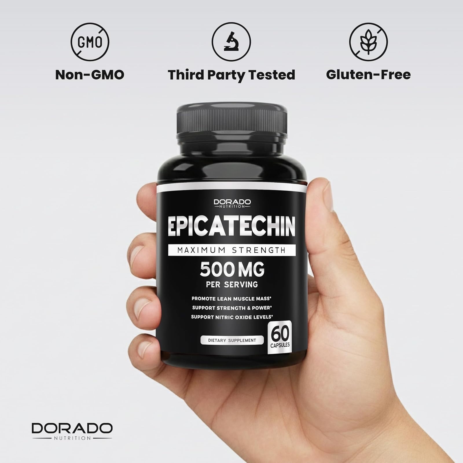 DORADO NUTRITION Epicatechin Extract 500mg 60 Capsules Muscle Support