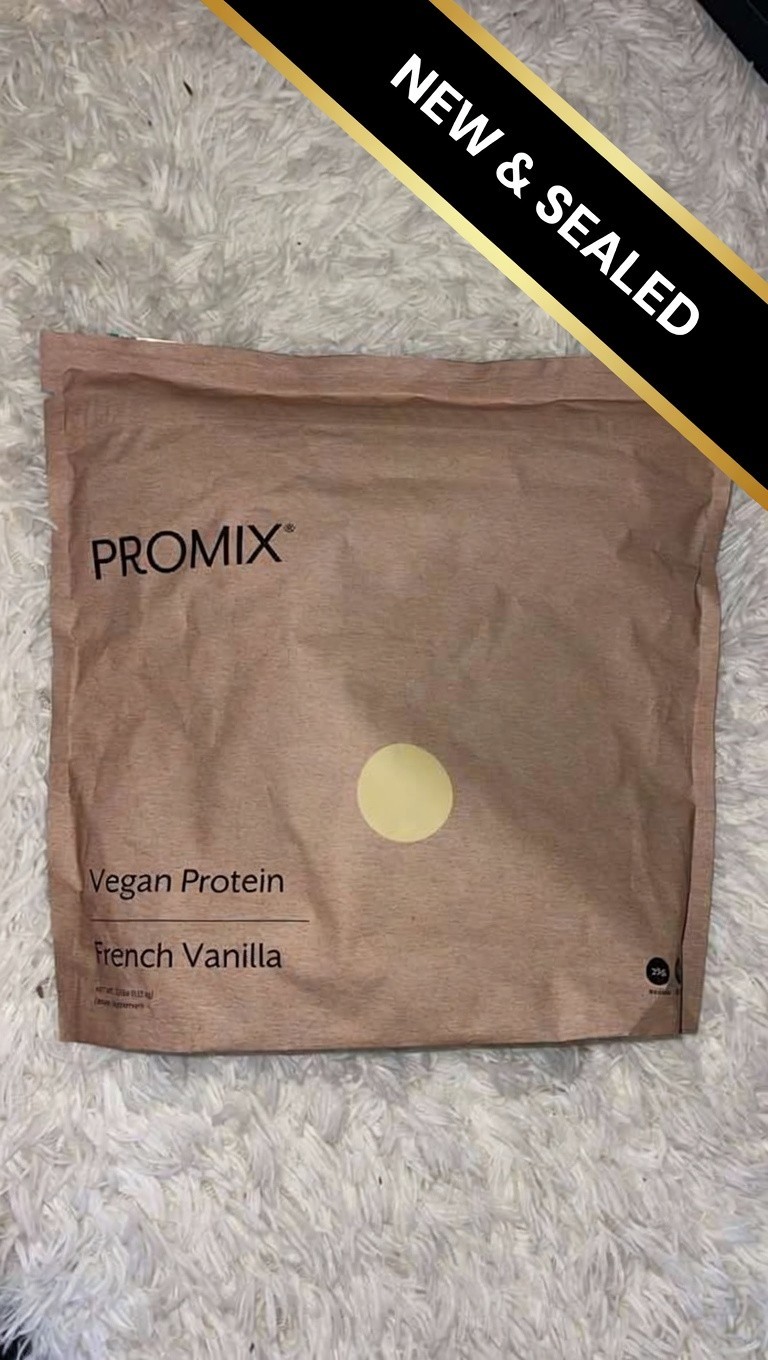 Promix Vegan Protein Powder French Vanilla 2.5lb – 25g Pea Protein + B12