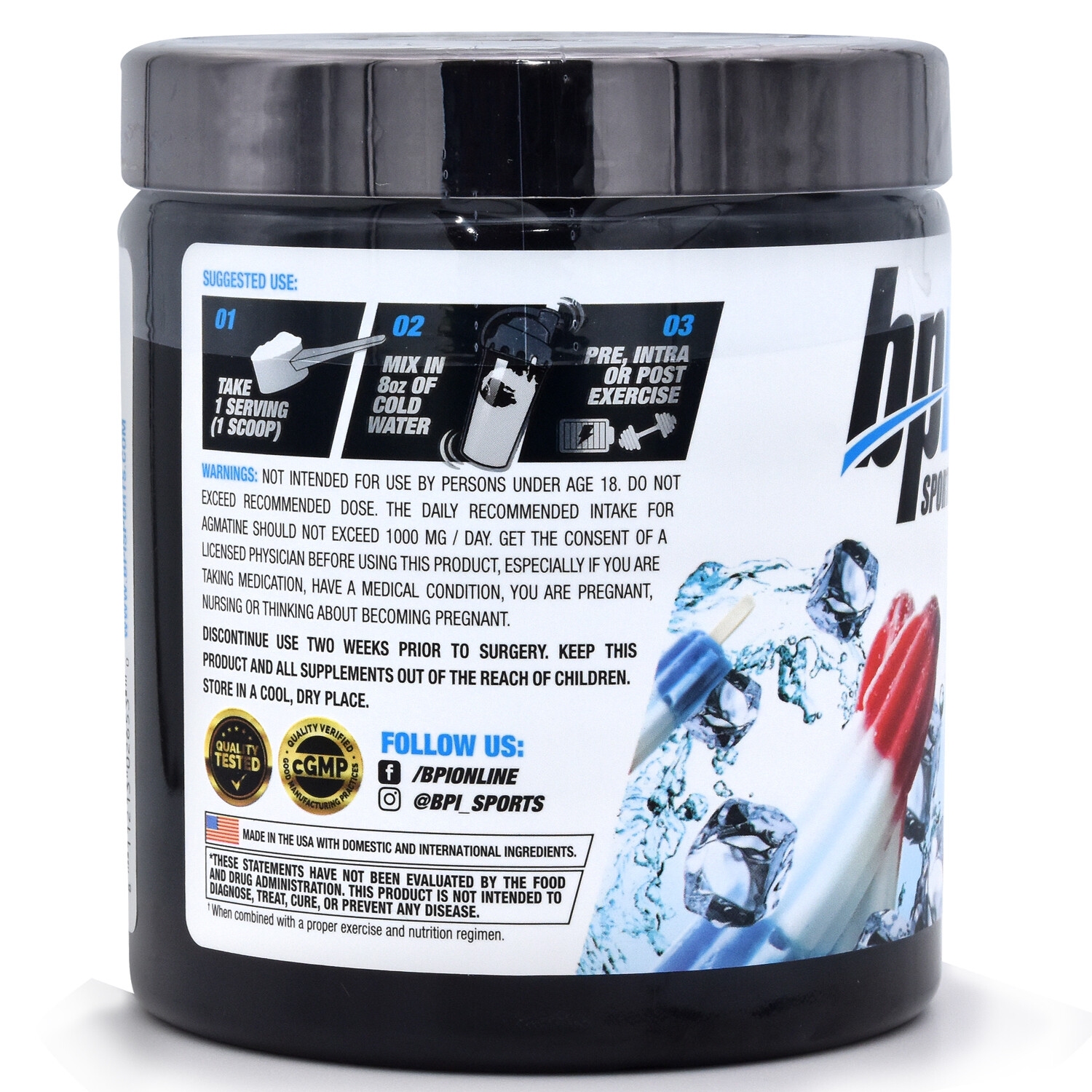 BPI Sports Best BCAA Amino Acids Muscle Recovery 30srv (Pick Flavor)+ FREE SHIRT