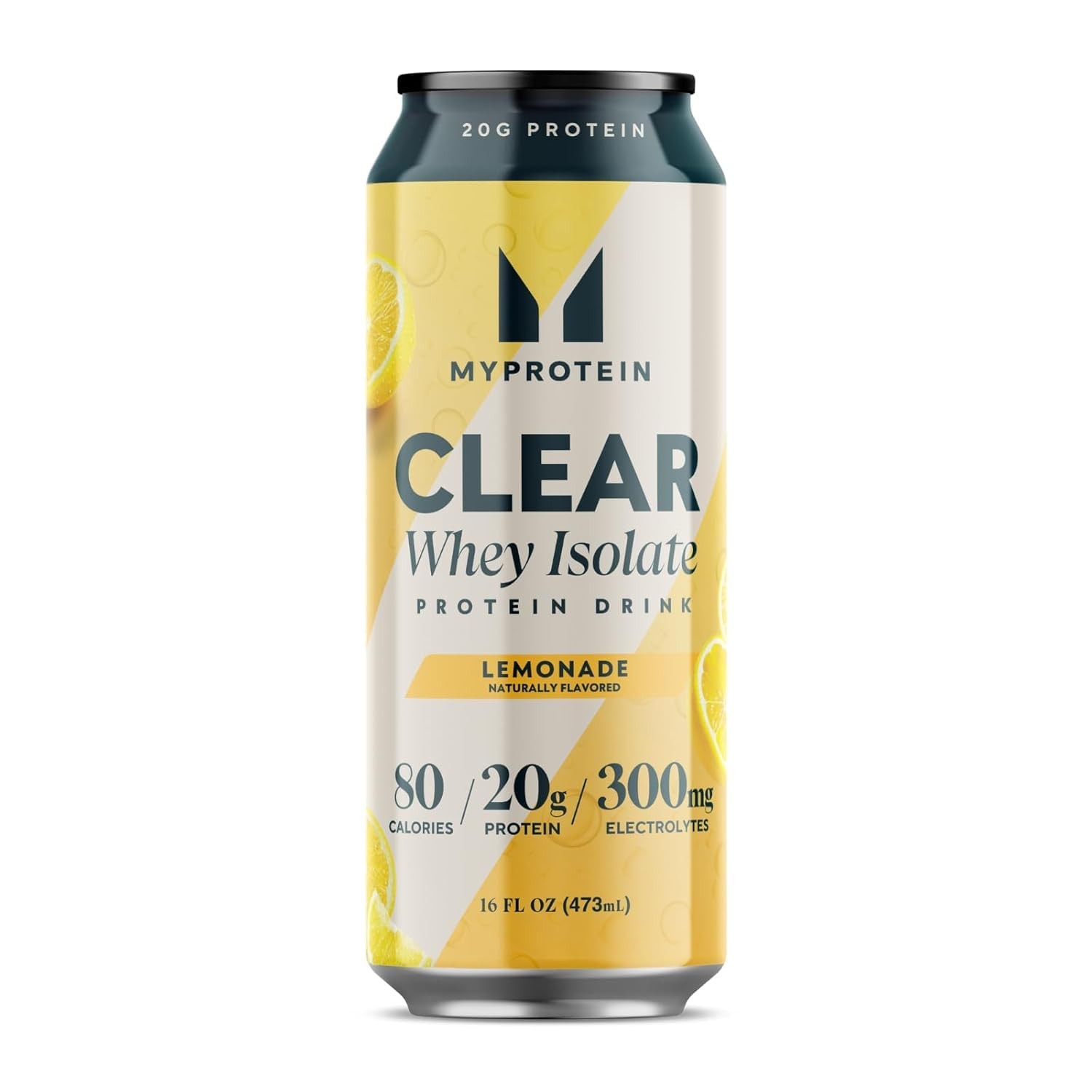Myprotein Clear Whey Isolate Ready-To-Drink Protein Lemonade 16 Fl Oz Pack Of